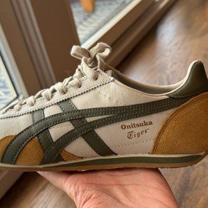 Onitsuka Tiger Runspark 'Beige Olive Green Mustard Yellow | Mens US 7.5